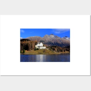 Autumn in St Moritz Posters and Art